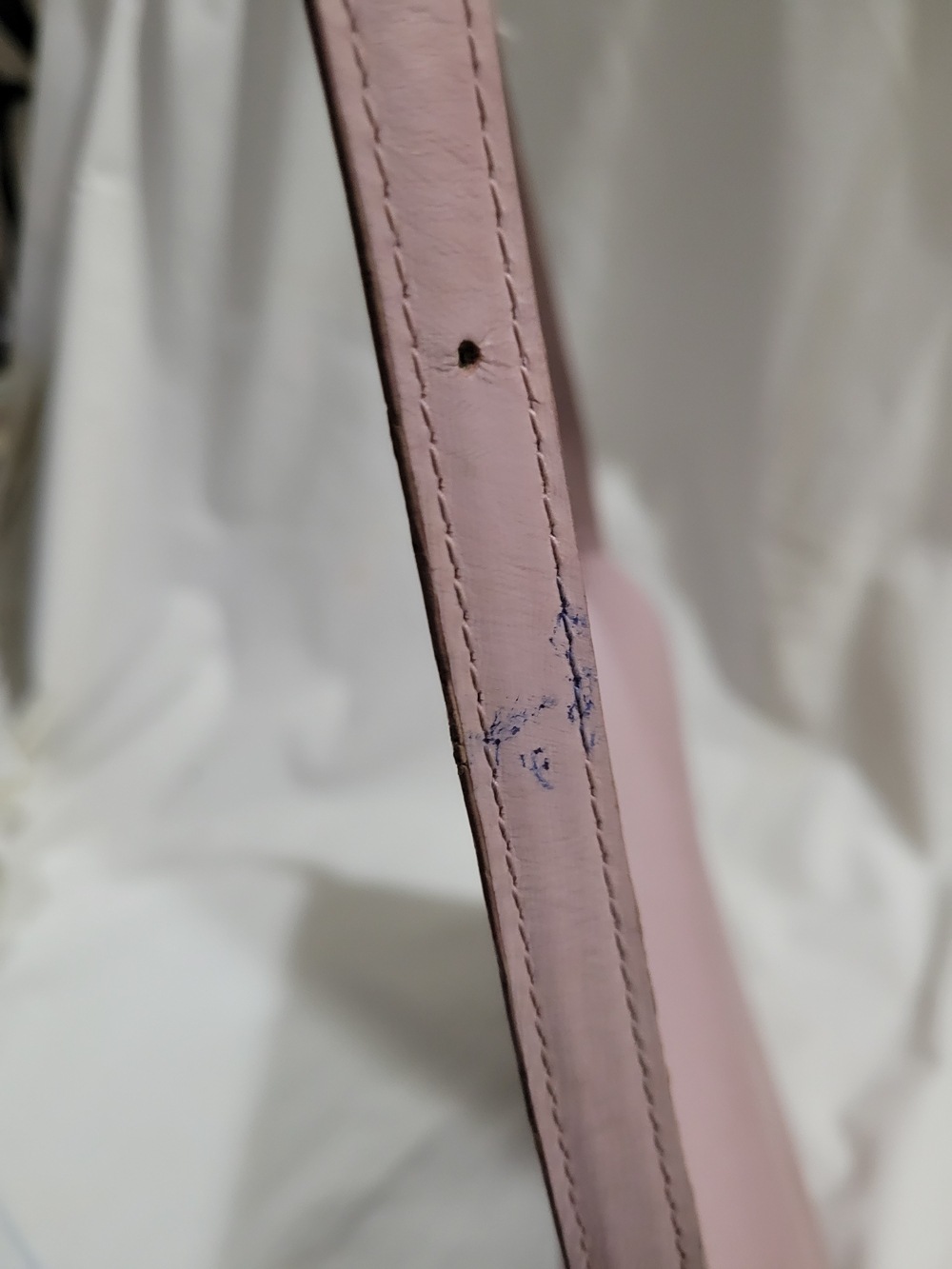 PROJECT PROJECT. Pink CELINE Leather  Crossbody Bag. Last Pictures Shows Flaws. - Picture 7 of 9